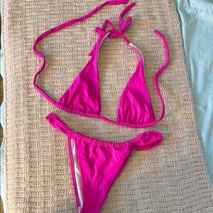 Vibrant Pink Bikini Set